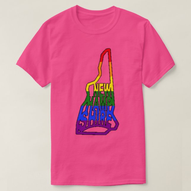Camiseta Orgullo de Nuevo Hampshire (Diseño del anverso)