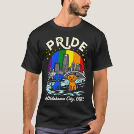 Camiseta Orgullo de Oklahoma City OKC Dogs Bandera del Arco