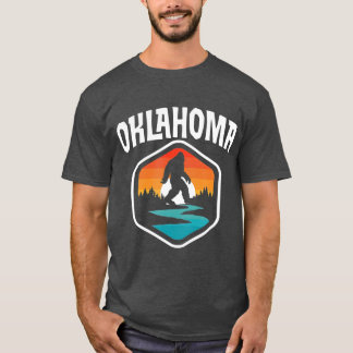 Camiseta Orgullo de Oklahoma Vintage Bigfoot al aire libre