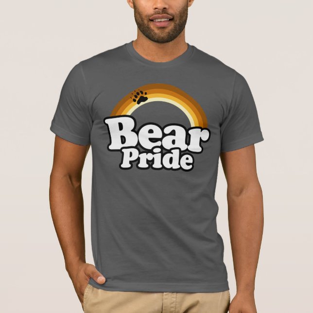 Camiseta Orgullo de Oso Arcoíris (Anverso)