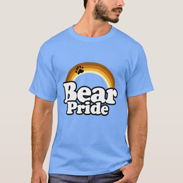 Camiseta Orgullo de Oso Arcoíris (Anverso)
