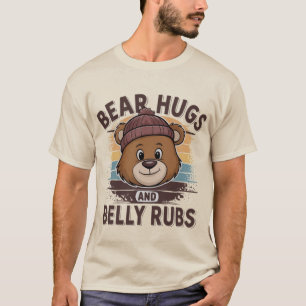 Camiseta Orgullo de oso Diseño de abrazos de oso y caricias