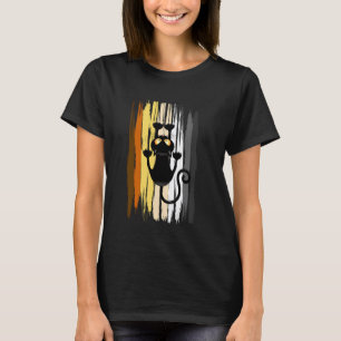 Camiseta Orgullo de oso divertido gato negro arañando marca