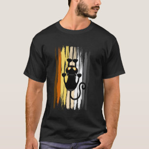 Camiseta Orgullo de oso divertido gato negro rascando marca