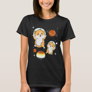 Camiseta Orgullo de oso gay astronauta de Hamster