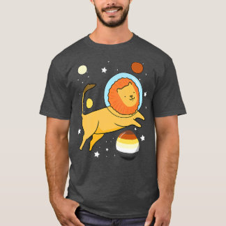 Camiseta Orgullo de oso gay astronauta de león