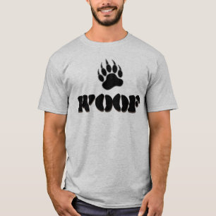 Camiseta Orgullo de oso gay Pata de oso GUAU