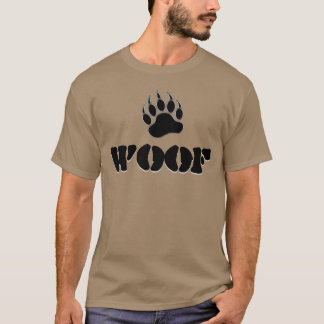 Camiseta Orgullo de oso gay pata de oso GUAU