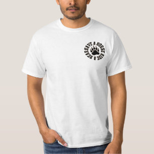 Camiseta Orgullo De Oso Gay Salva A Un Caballo Con Un Oso -