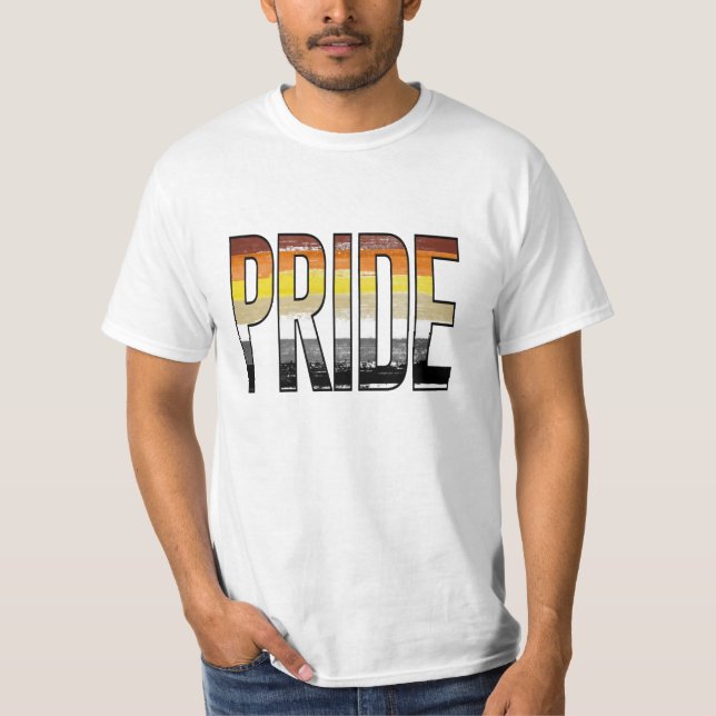 Camiseta Orgullo de Oso Palabra (Anverso)