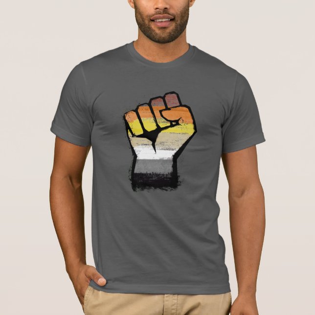 Camiseta Orgullo de Oso Puño (Anverso)