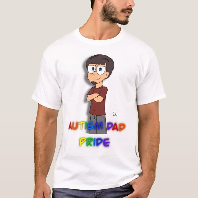 Camiseta Orgullo de Papá Autista (Anverso)