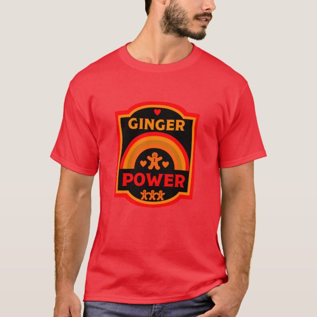 Camiseta Orgullo de Pelo Pelirrojo (Anverso)