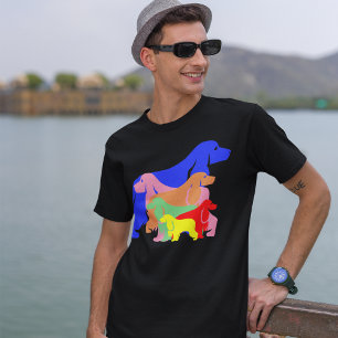 Camiseta Orgullo de perros arco iris