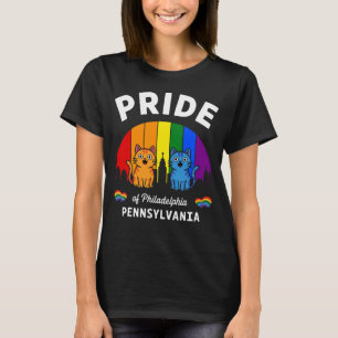 Camiseta Orgullo de Philadelphia City Pennsylvania USA Rain