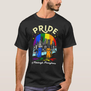 Camiseta Orgullo de Pittsburgh Ciudad Pennsylvania Gatos Ar