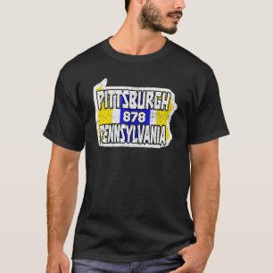 Camiseta Orgullo de Pittsburgh Pennsylvania 878