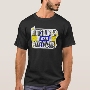 Camiseta Orgullo de Pittsburgh Pennsylvania 878