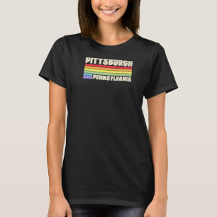 Camiseta Orgullo de Pittsburgh Pennsylvania Orgullo Bandera