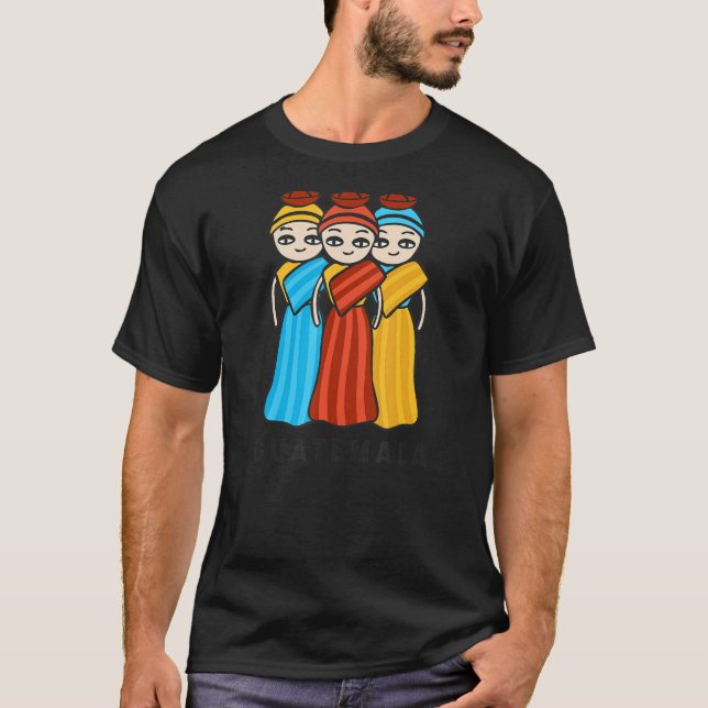 Camiseta Orgullo de princesa guatemalteca hispana con bande (Anverso)