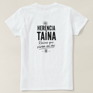 Camiseta Orgullo de Puerto Rico Herencia Taína Vive en Mí
