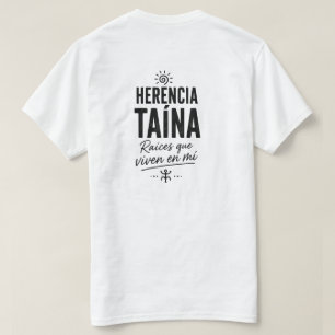 Camiseta Orgullo de Puerto Rico Herencia Taína Vive en Mí
