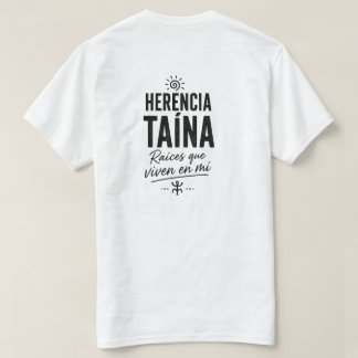 Camiseta Orgullo de Puerto Rico Herencia Taína Vive en Mí