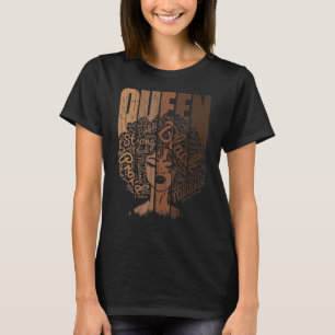 Camiseta Orgullo de Reina Negra por el poder afroamericano