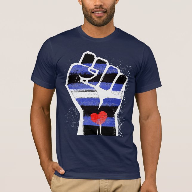 Camiseta Orgullo de resistencia de cuero (Anverso)
