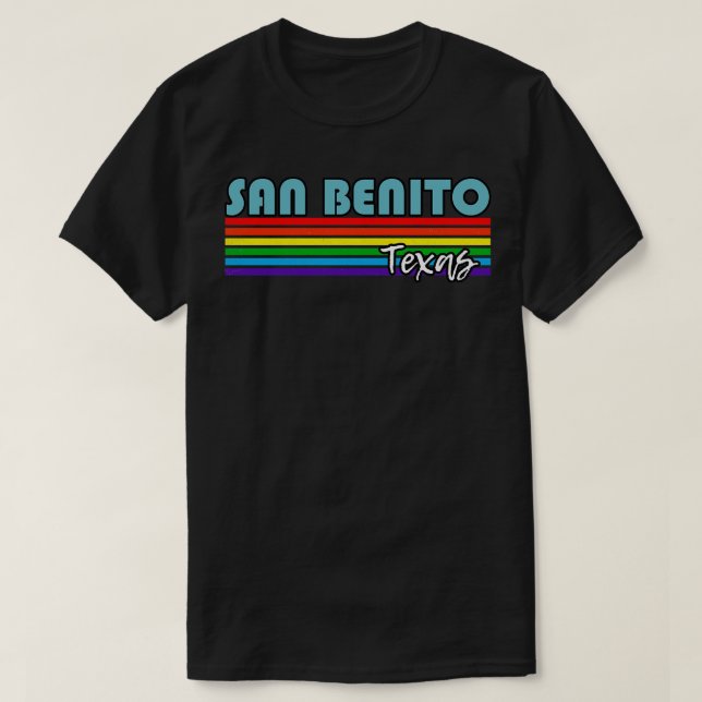 Camiseta Orgullo de San Benito Texas Regalo LGBT LGBTQ (Diseño del anverso)