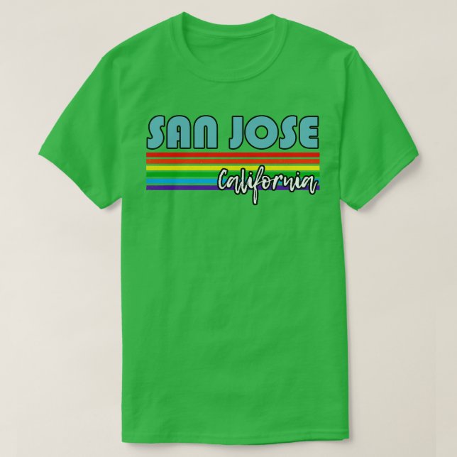Camiseta Orgullo de San José de California Regalo LGBT de S (Diseño del anverso)