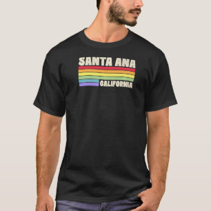 Camiseta Orgullo de Santa Ana, California, bandera arcoíris