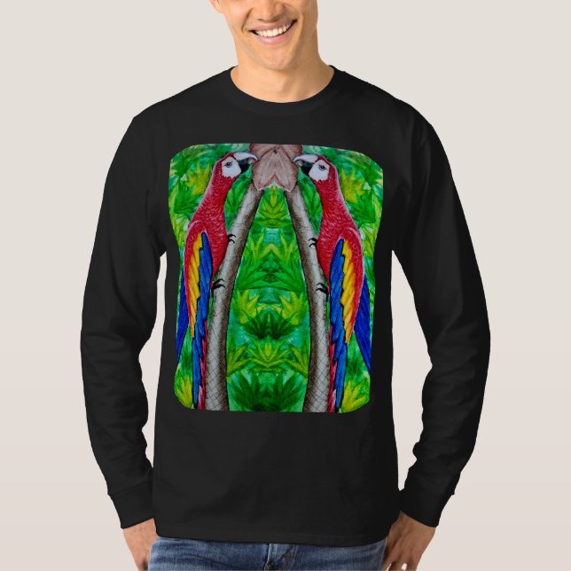 Camiseta Orgullo de Scarlet Macaw (Anverso)