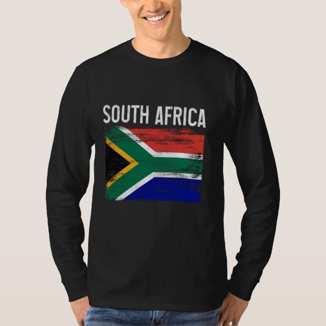 Camiseta Orgullo de Sudáfrica Bandera de Sudáfrica Raíz afr (Anverso)