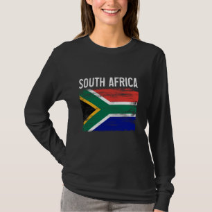 Camiseta Orgullo de Sudáfrica Bandera de Sudáfrica Raíz afr