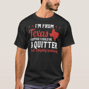 Camiseta Orgullo de Texas Soy de Texas No soy un texano qui