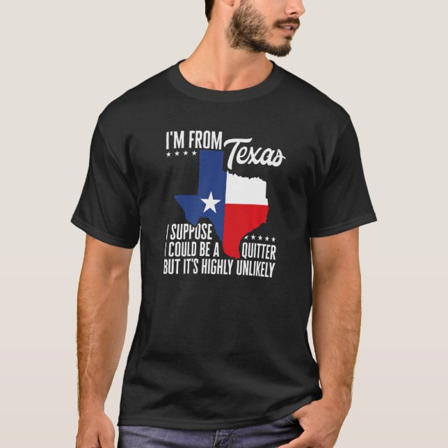 Camiseta Orgullo de Texas Soy de Texas No soy un texano qui (Anverso)