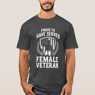 Camiseta Orgullo de Veterano Orgulloso de Haber Servido Pat