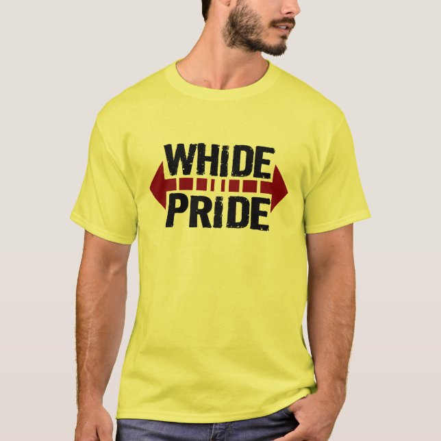 Camiseta Orgullo de WhiDe - orgullo amplio para Fatties (Anverso)