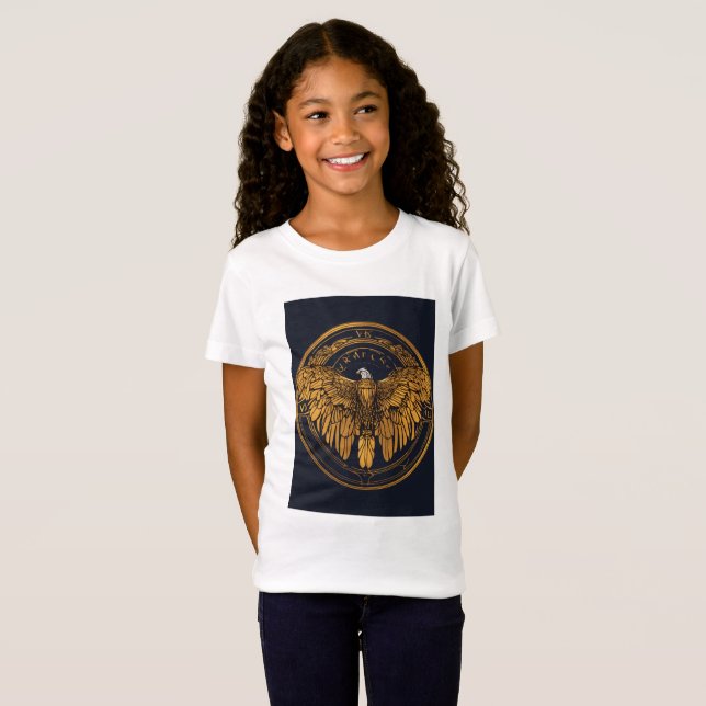 Camiseta Orgullo del águila americana (Anverso completo)