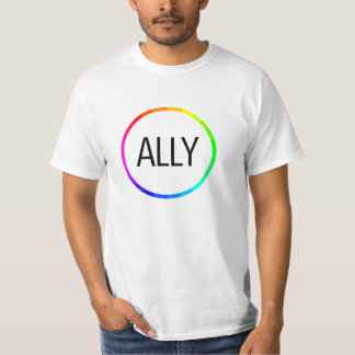 Camiseta Orgullo del aliado - pendiente moderna
