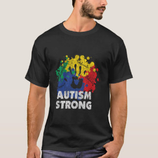 Camiseta Orgullo del Autismo Fuerte Conciencia Autista