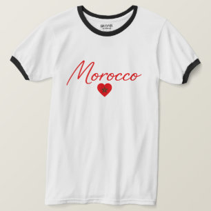 Camiseta Orgullo del Corazón de Marruecos