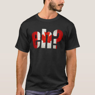 Camiseta Orgullo del Día de Canadá por la bandera de Canadá