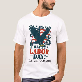 Camiseta Orgullo del Día del Trabajo Patriótico