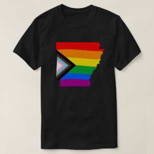 Camiseta Orgullo del Estado de Arkansas Progreso LGBTQ Orgu
