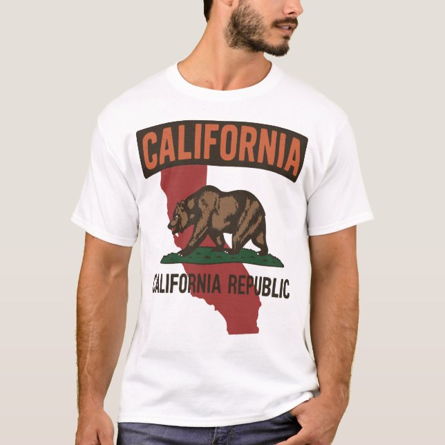 Camiseta Orgullo del estado de California (Anverso)