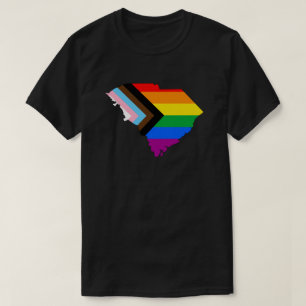 Camiseta Orgullo del estado de Carolina del Sur LGBTQ Progr