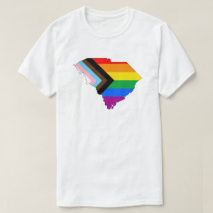 Camiseta Orgullo del estado de Carolina del Sur LGBTQ Progr