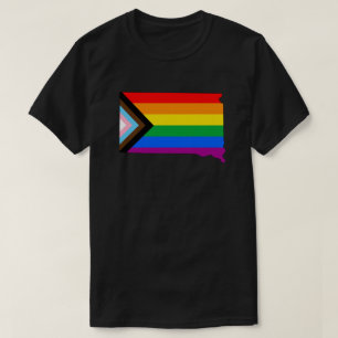 Camiseta Orgullo del Estado de Dakota del Sur LGBTQ Progres